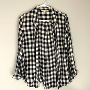 Black and white plaid